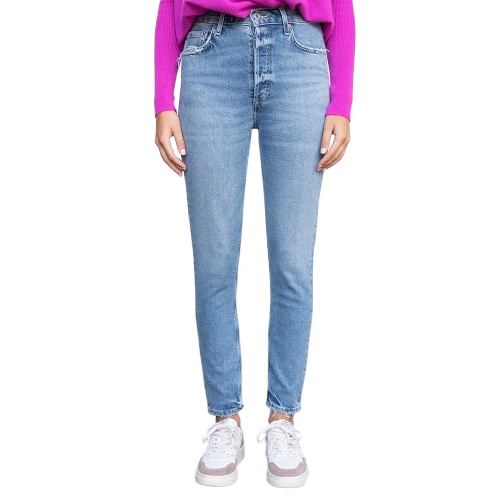 AGOLDE Anthro Nico High Rise Slimfit Jeans in Blame Size 25